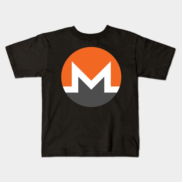 Monero crypto Coin Crypto coin Crypto coin Crytopcurrency Kids T-Shirt by JayD World